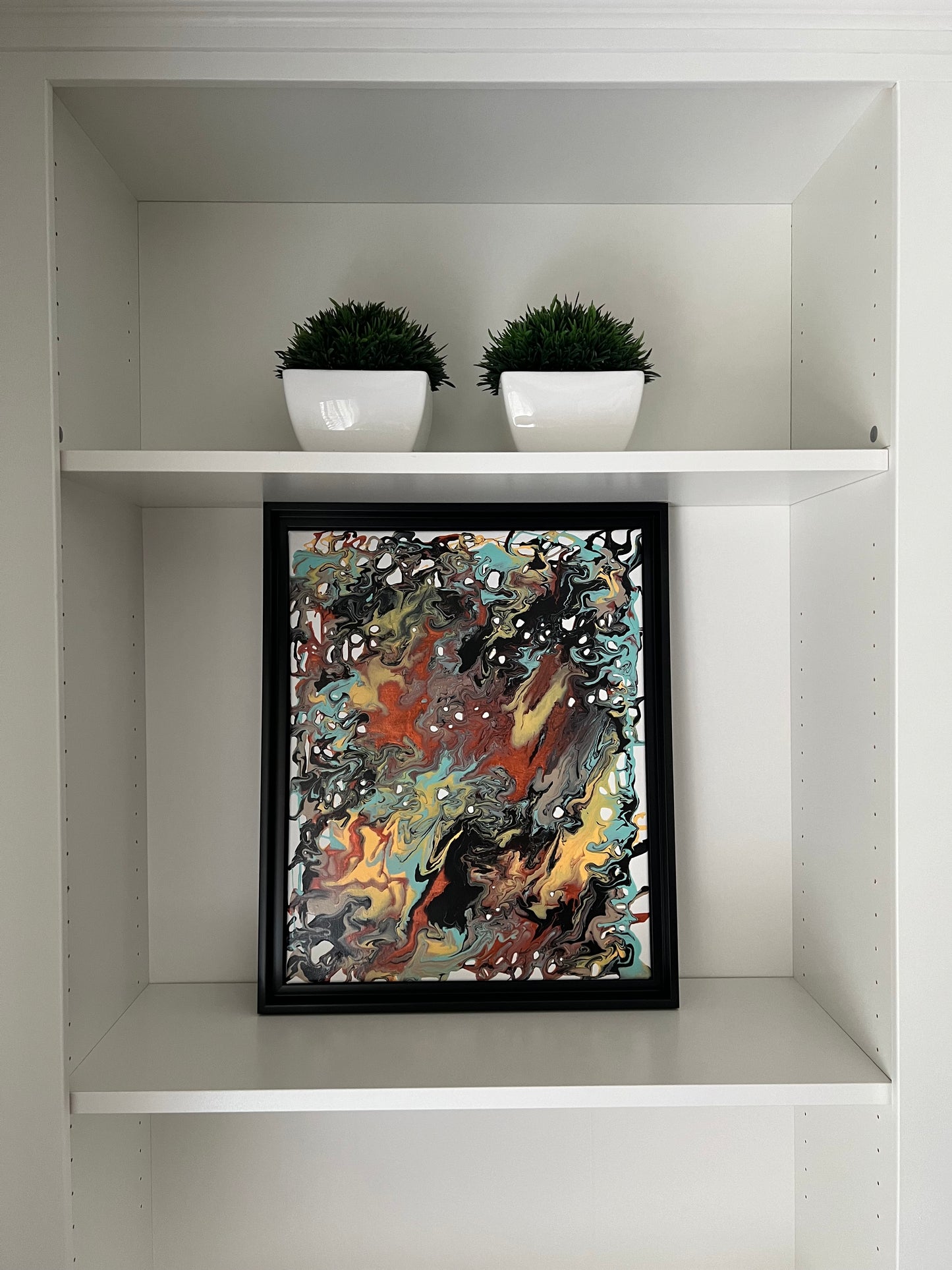 “This Little Mess” - 2016 - Michael Baier - Painting - Acrylic On Canvas Framed - 1/1 Original Artwork