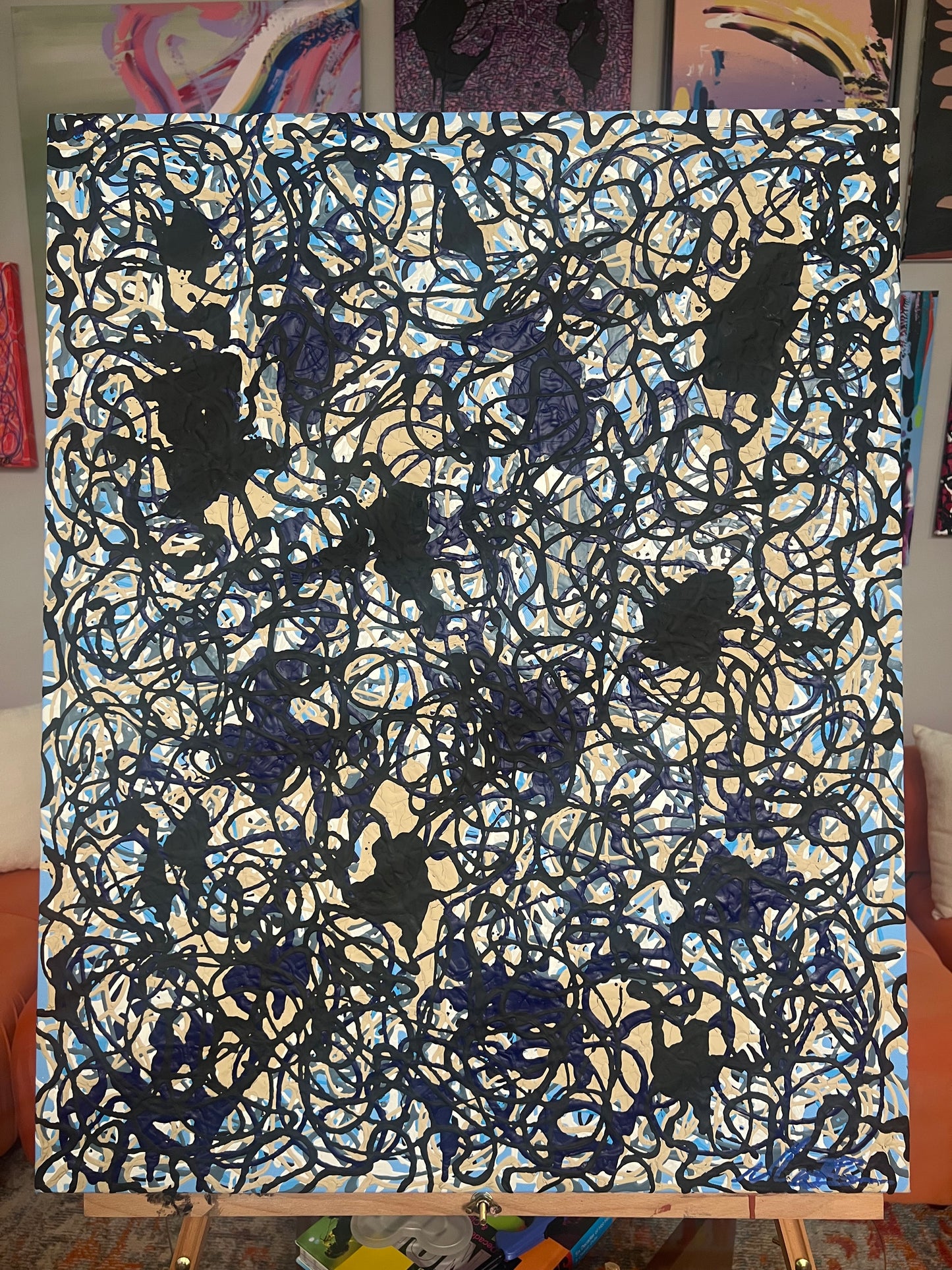 “Lost In The Bends” - 2024 - Michael Baier - Painting - Acrylic On Canvas - 1/1 Original Artwork