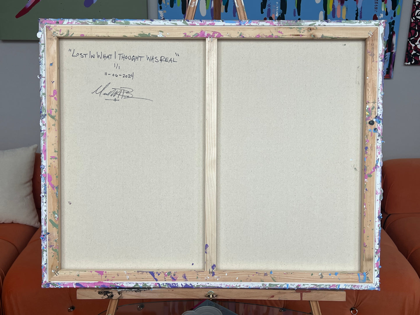 "Lost In What I Thought Was Real” - 2024 - Michael Baier - Painting - Acrylic On Canvas - 1/1 Original Artwork