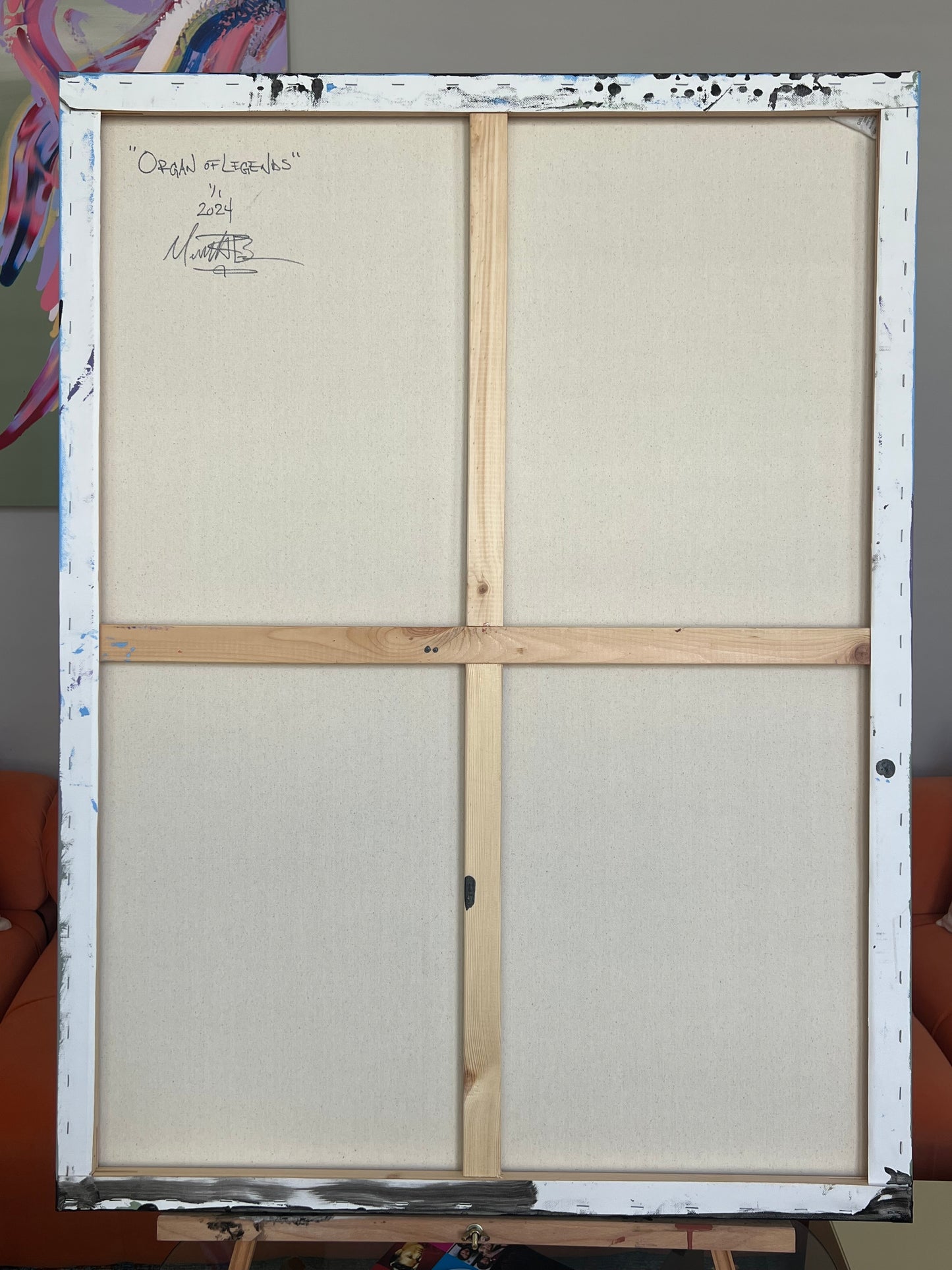 “Organ of Legends” - 2024 - Michael Baier - Painting - Acrylic On Canvas - 1/1 Original Artwork