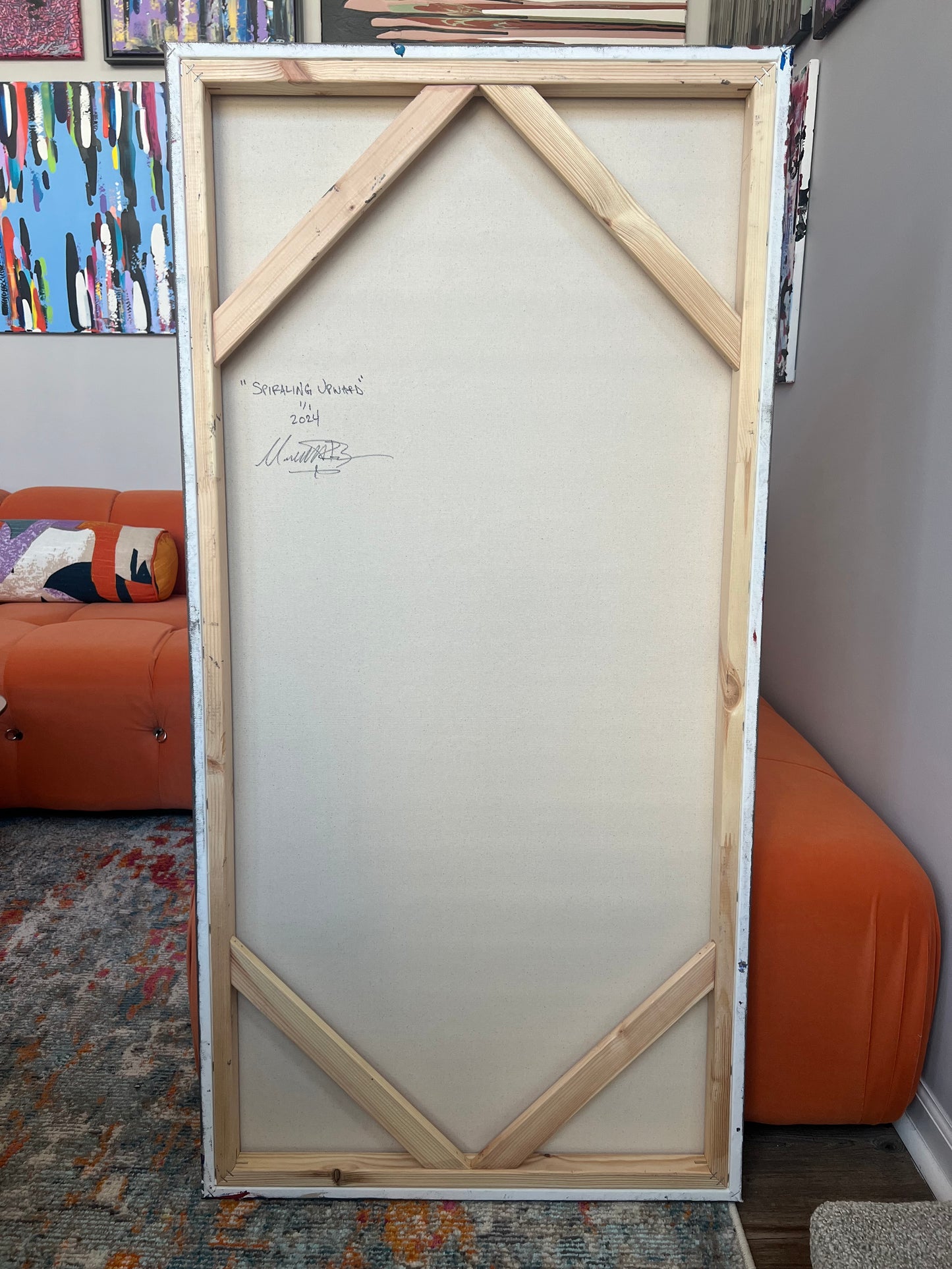 "Spiraling Upward” - 2024 - Michael Baier - Painting - Acrylic On Canvas - 1/1 Original Artwork