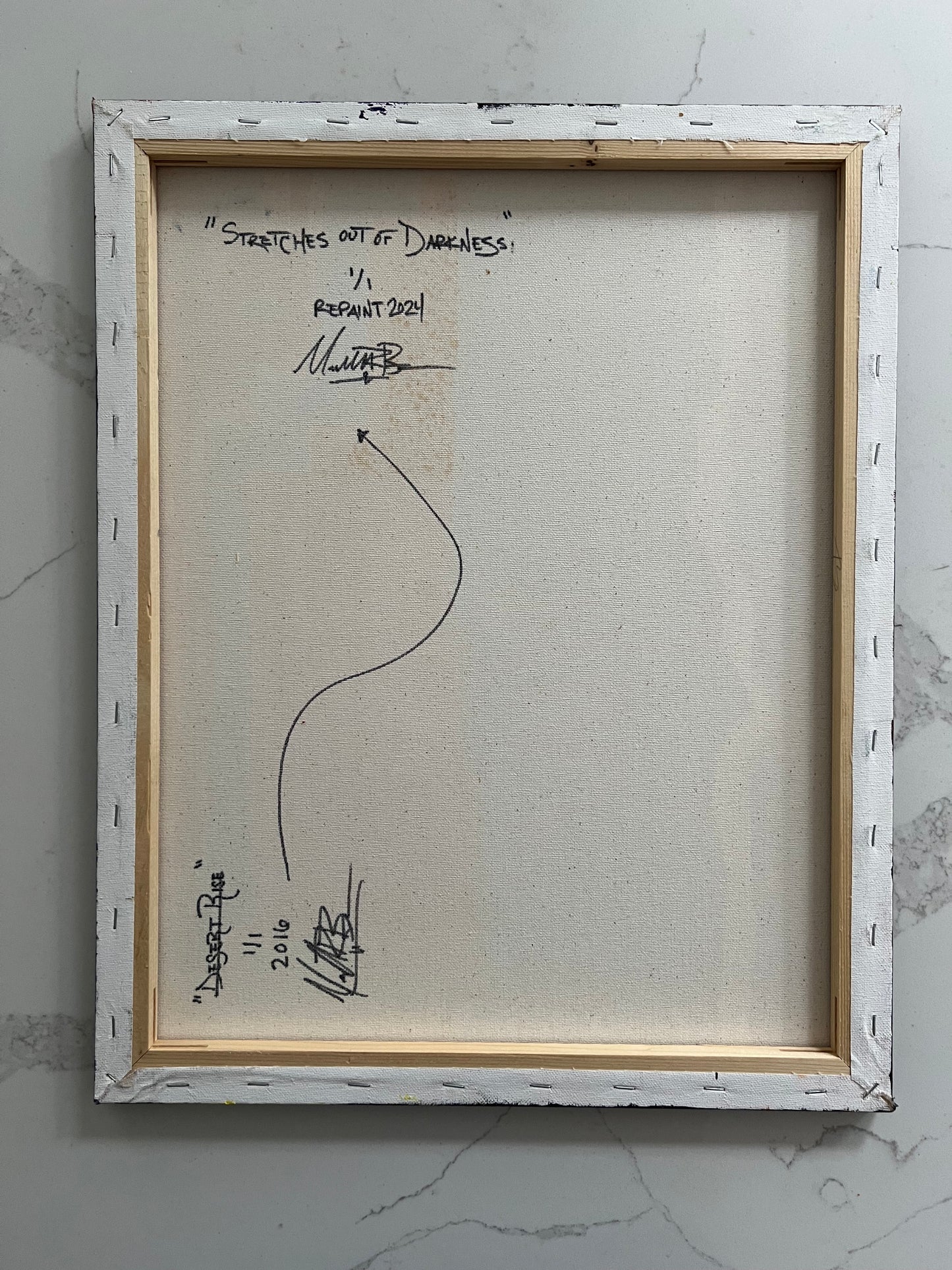 “Stretches Out Of Darkness” - 2024 -Michael Baier - Painting - Acrylic On Canvas - 1/1 Original Artwork