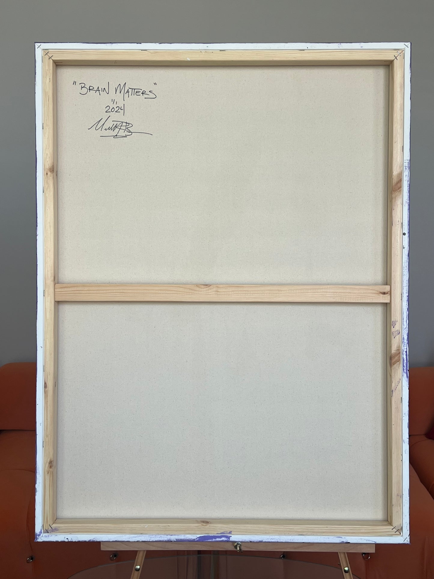 “Brain Matters” - 2024 -Michael Baier - Painting - Acrylic On Canvas - 1/1 Original Artwork