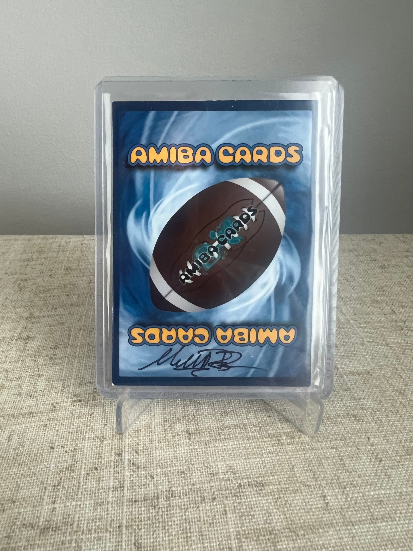 Pokémon Sports Custom Art Trading Card - Emmitt Smith - HOLOGRAPHIC SPECKLE PARALLEL - Dallas Cowboys - HOF - 2021 - 1/1 Trading Card - Designed by AMiBa Cards