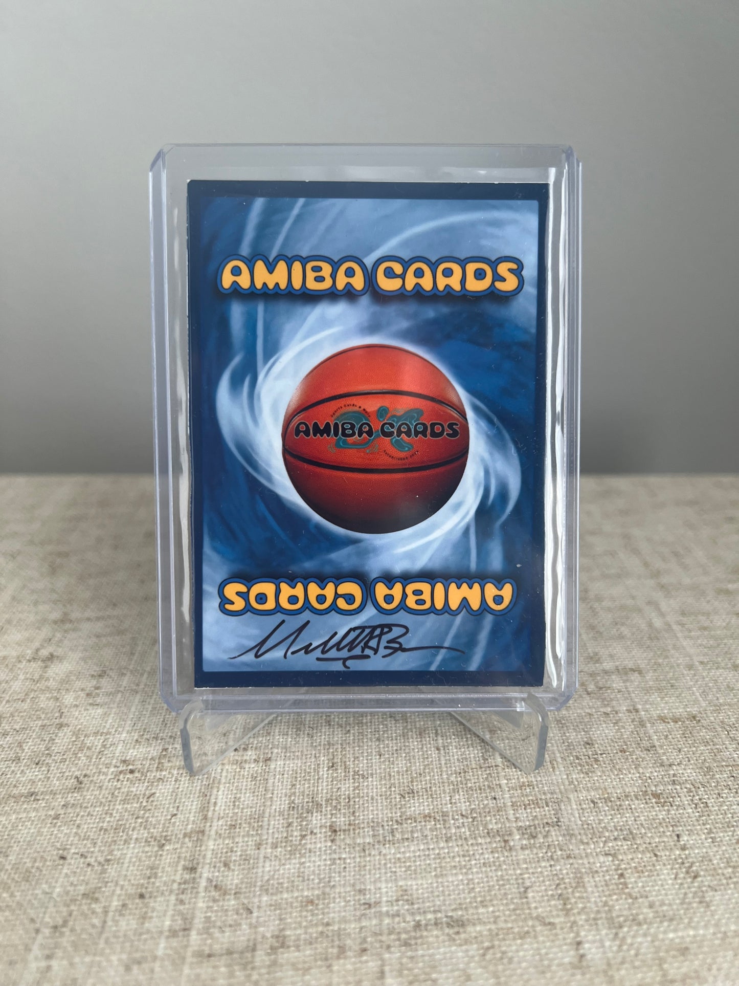 Pokémon Sports Custom Art Trading Card - Klay Thompson - HOLOGRAPHIC STARS PARALLEL - Golden State Warriors - 2021 - 1/1 Trading Card - Designed by AMiBa Cards