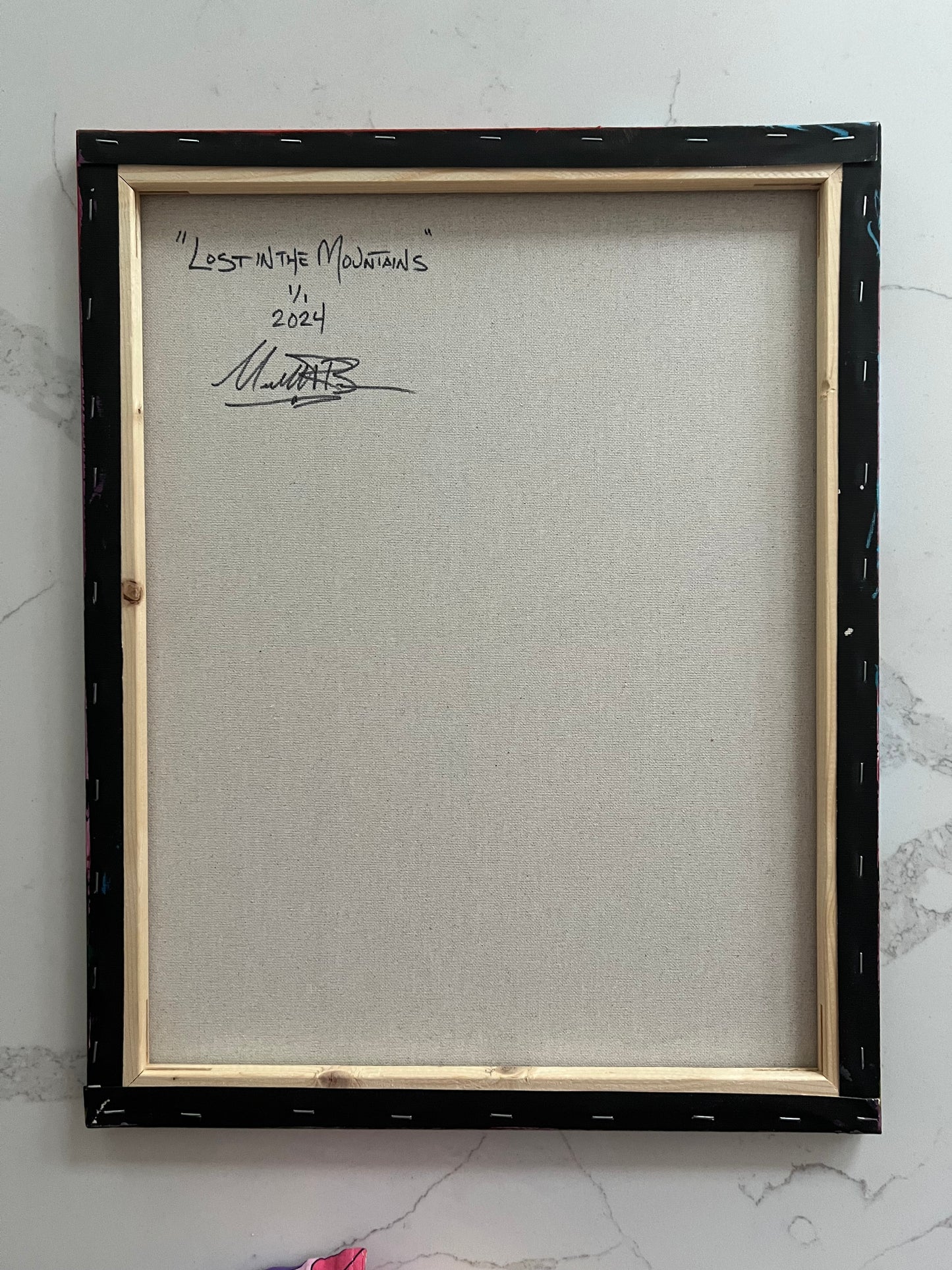 “Lost In The Mountains” - 2024 -Michael Baier - Painting - Acrylic On Canvas - 1/1 Original Artwork