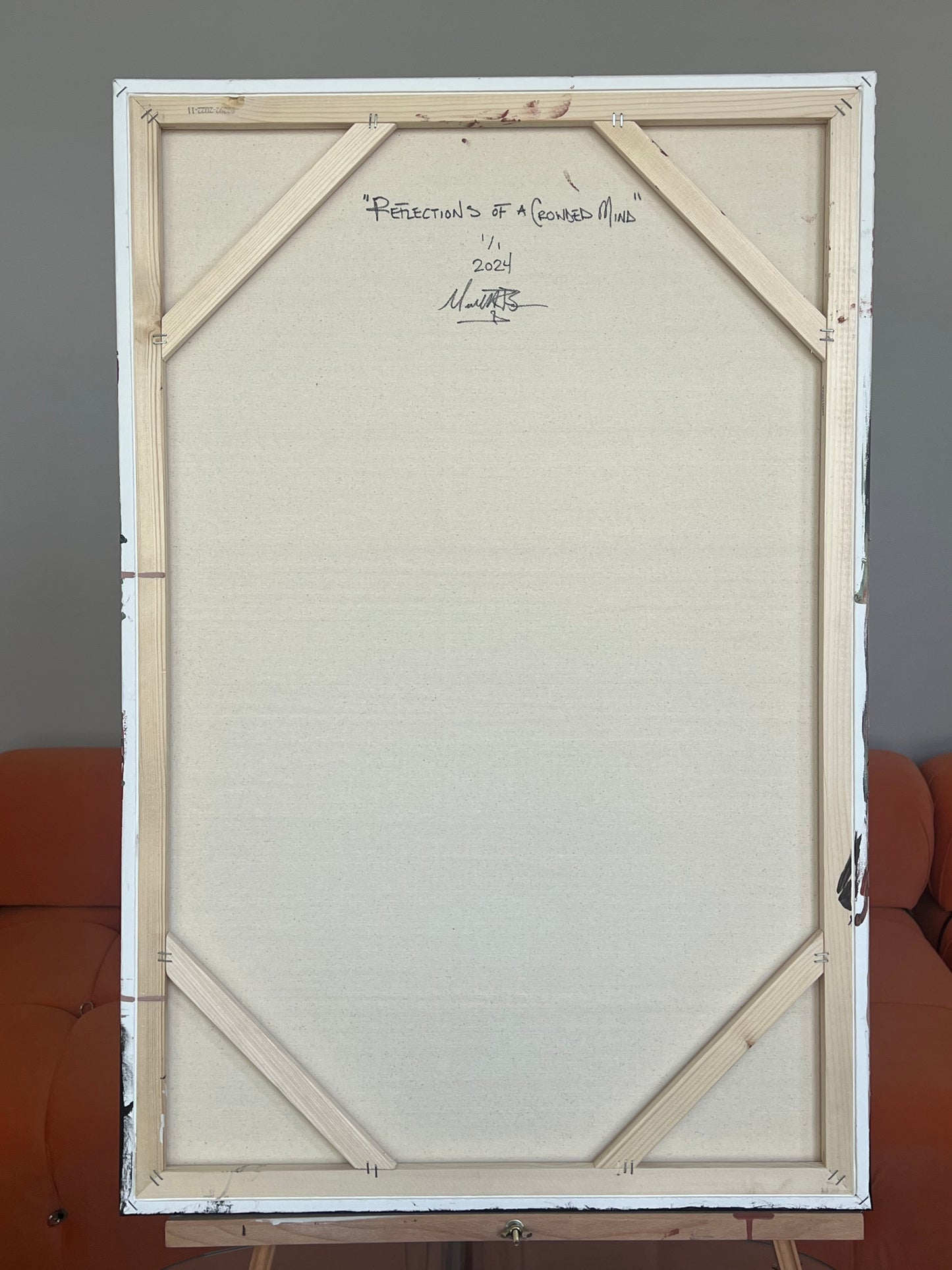 “Reflections of a Crowded Mind” - 2024 -Michael Baier - Painting - Acrylic On Canvas - 1/1 Original Artwork