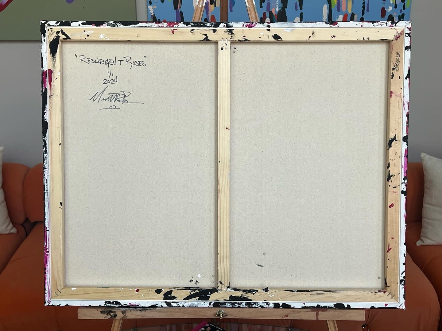 “Resurgent Roses” - 2024 - Michael Baier - Painting - Acrylic On Canvas - 1/1 Original Artwork