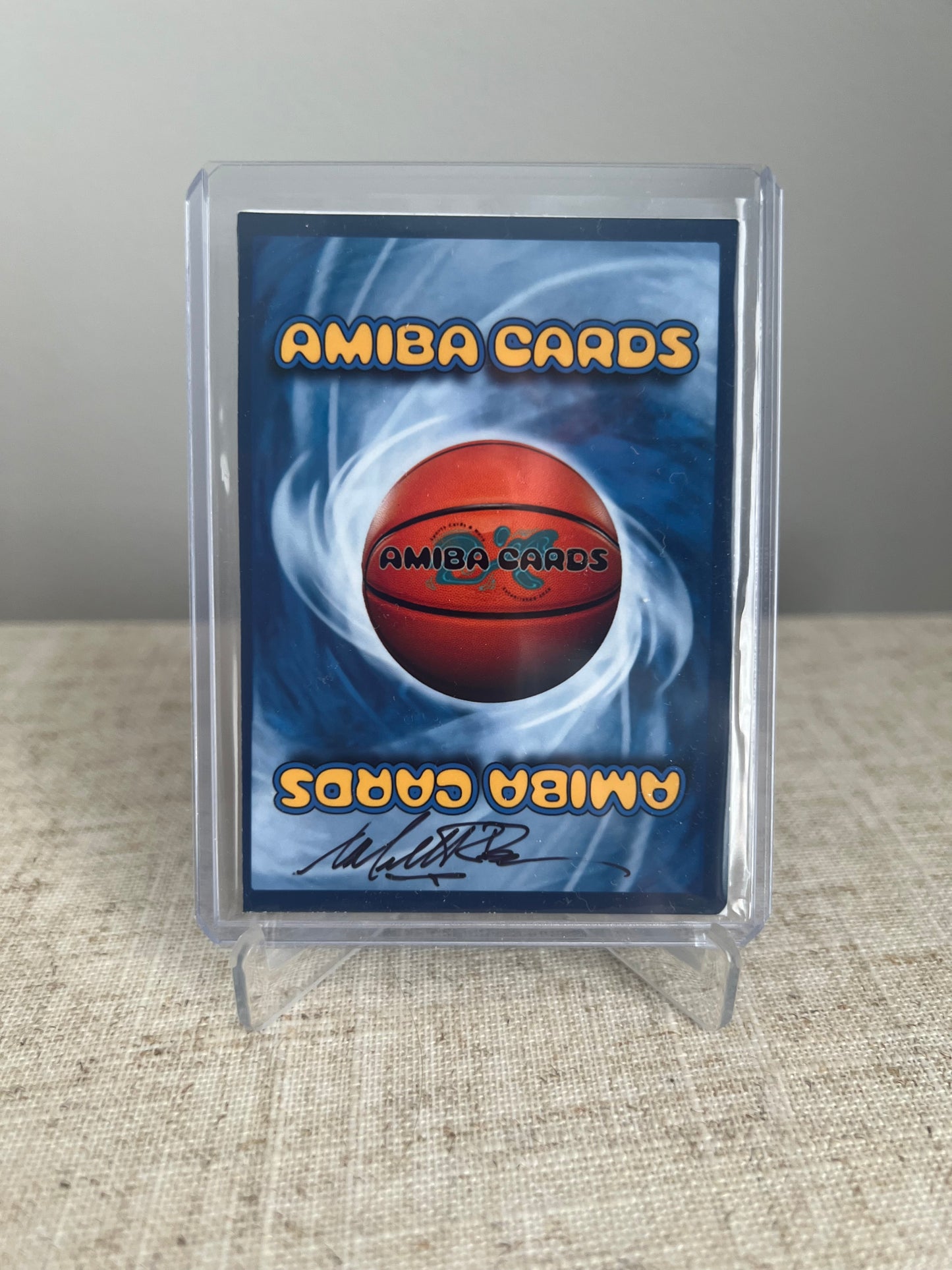 Pokémon Sports Custom Art Trading Card - Stephen Curry - HOLOGRAPHIC STARS PARALLEL - Golden State Warriors - 2021 - 1/1 Trading Card - Designed by AMiBa Cards