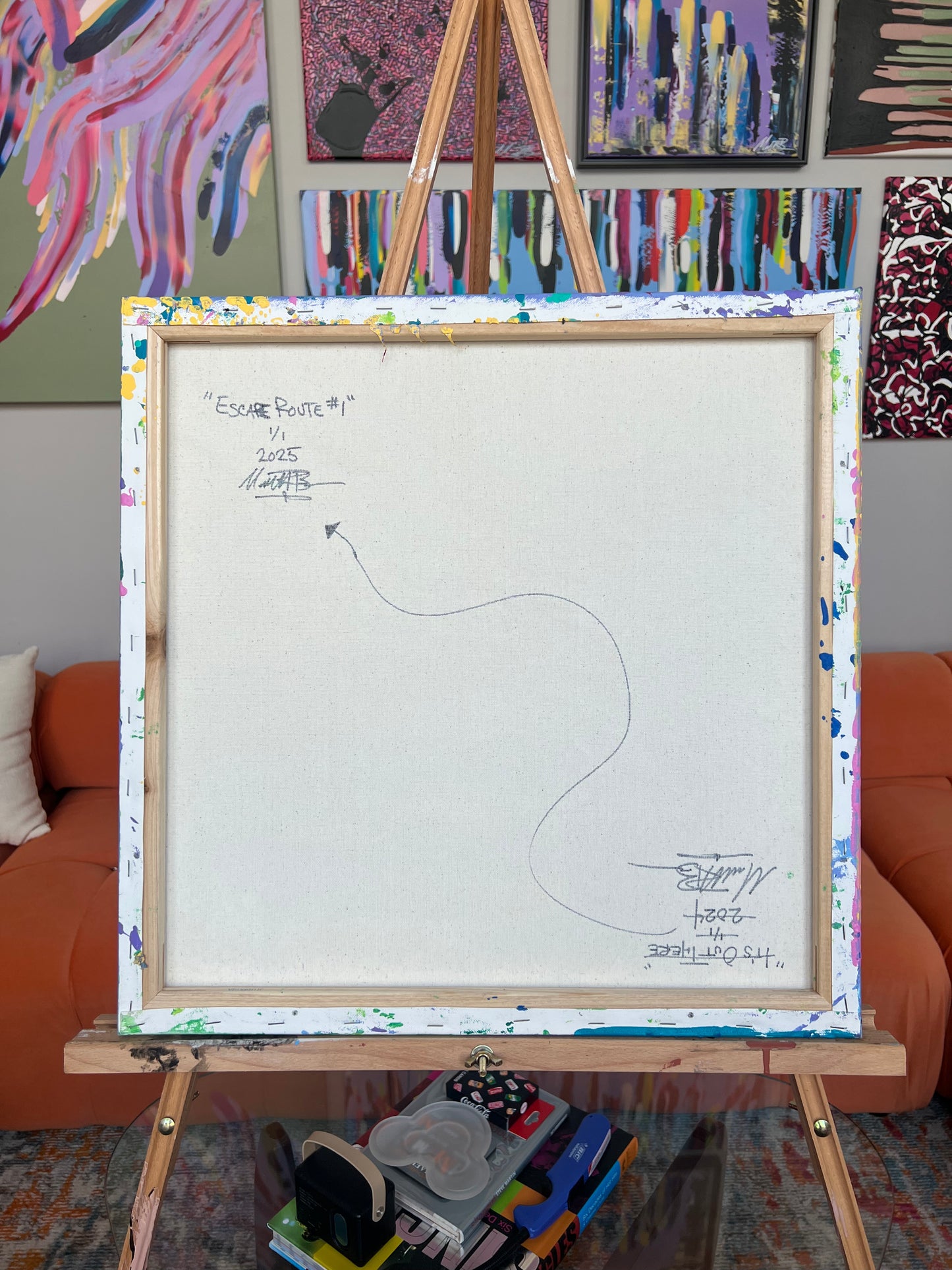 “Escape Route 1” - 2025 - Michael Baier - Painting - Acrylic On Canvas - 1/1 Original Artwork