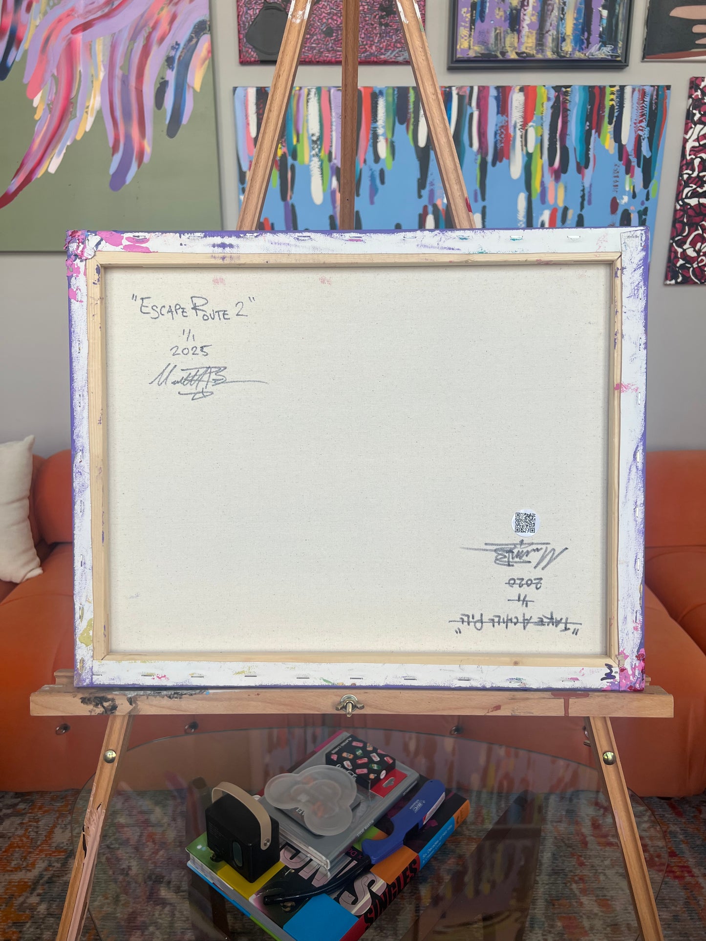 “Escape Route 2" - 2025 - Michael Baier - Painting - Acrylic On Canvas - 1/1 Original Artwork