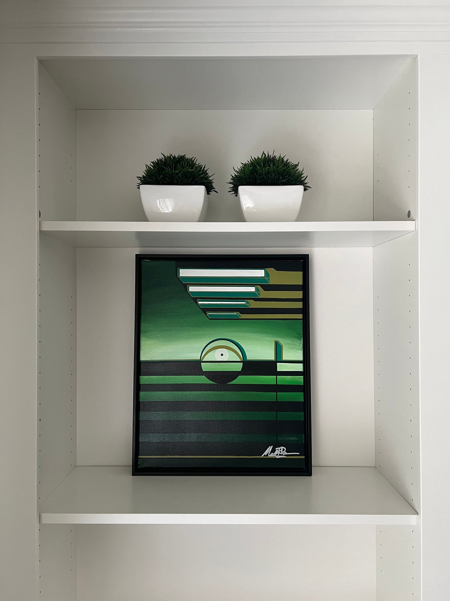 “Eye On The Horizon” - 2024 - Michael Baier - Painting - Acrylic On Canvas Framed - 1/1 Original Artwork