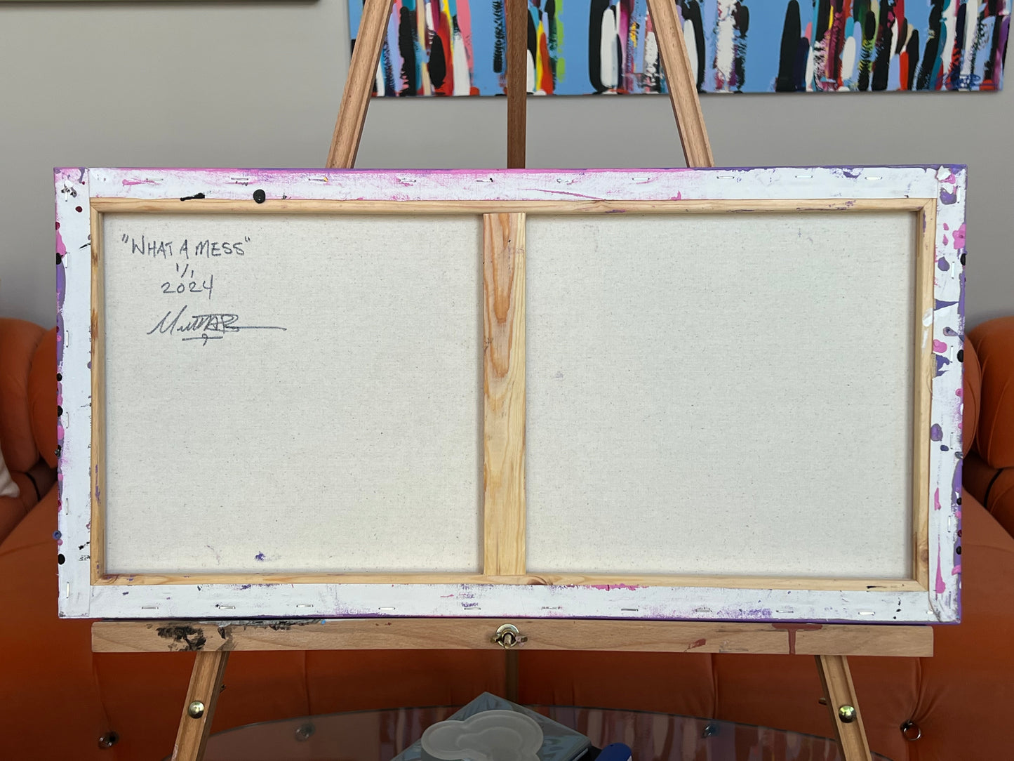 “What A Mess” - 2024 - Michael Baier - Painting - Acrylic On Canvas - 1/1 Original Artwork