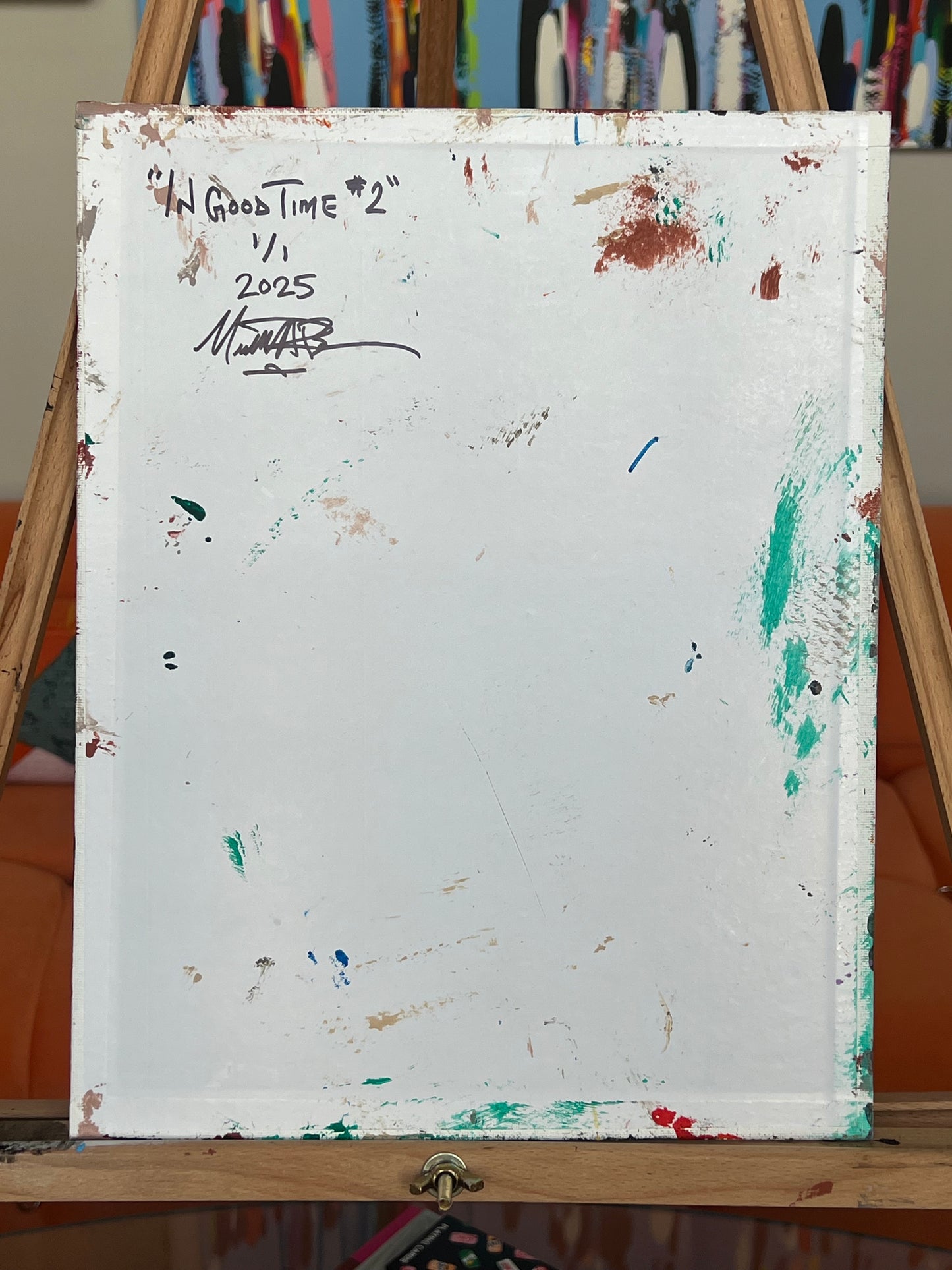 “In Good Time 2” - 2025 - Michael Baier - Painting - Acrylic On Canvas Board - 1/1 Original Artwork