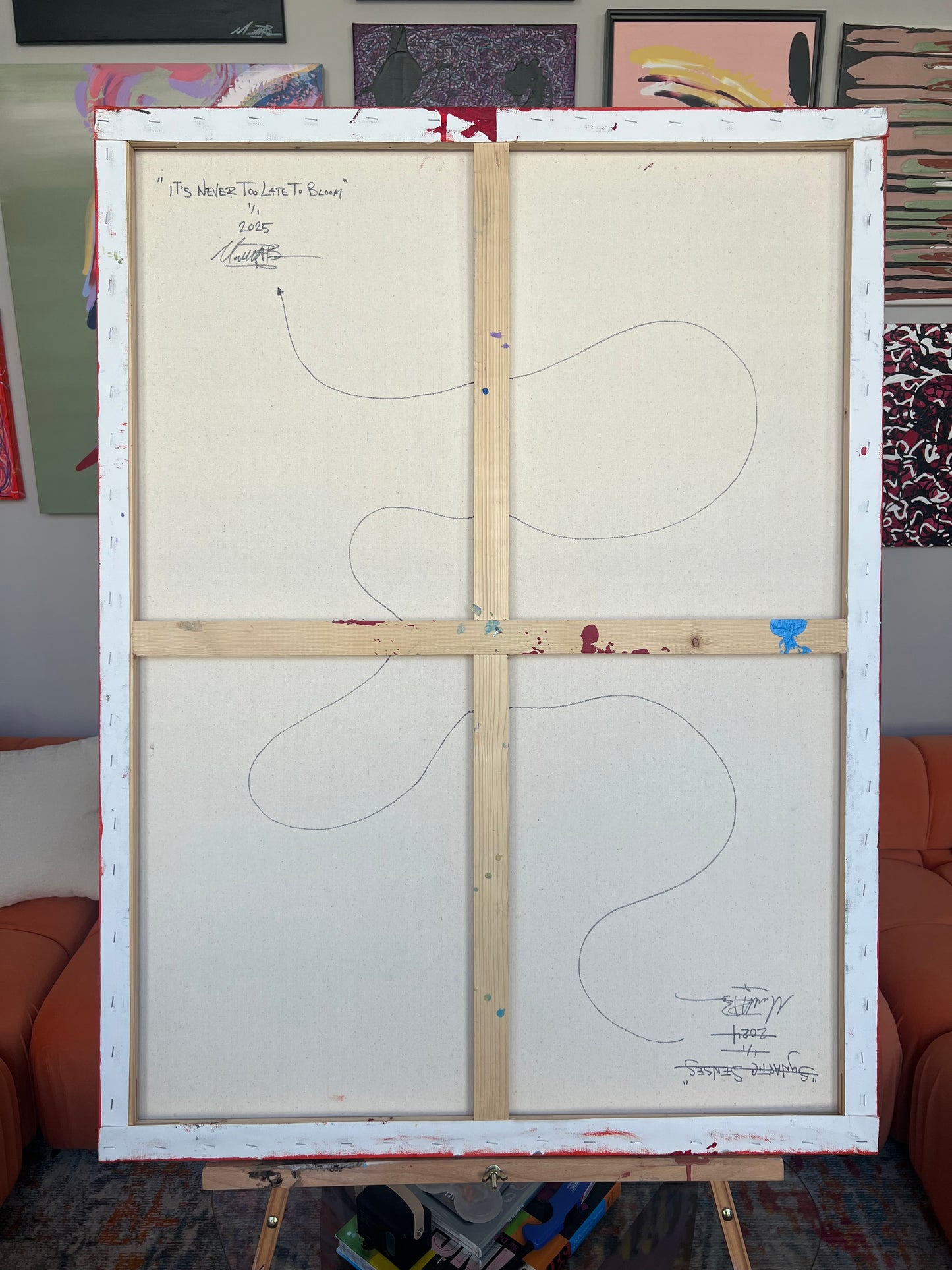 “It’s Never Too Late To Bloom” - 2025 -Michael Baier - Painting - Acrylic On Canvas - 1/1 Original Artwork