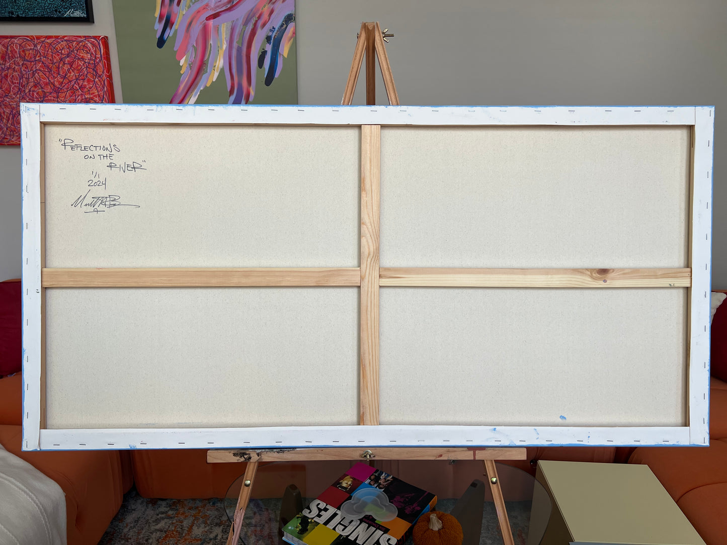 “Reflections on the River” - 2024 - Michael Baier - Painting - Acrylic On Canvas - 1/1 Original Artwork