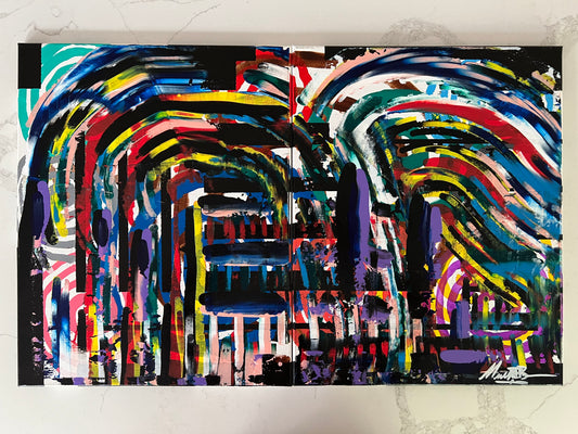 “Harmony in Chaos” - Michael Baier - Painting - Acrylic On Canvas - 1/1 Original Artwork