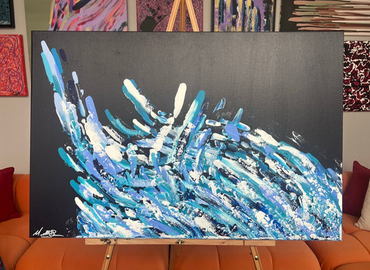 “Wave Lengths” - 2025 - Michael Baier - Painting - Acrylic On Canvas - 1/1 Original Artwork