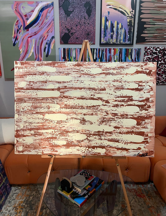 “Terra Cotta Study 2” - 2025 - Michael Baier - Painting - Acrylic On Canvas - 1/1 Original Artwork